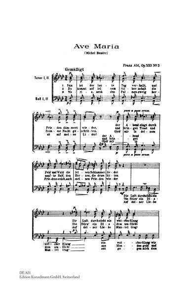 F. Abt: Ave Maria op. 533/3