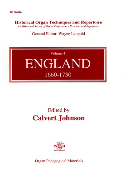 C. Johnson: England 1660-1730, Org