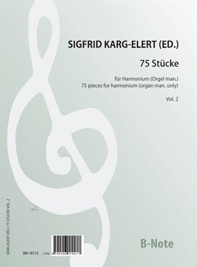 D. (-): 75 Stücke für Harmonium oder Orgel man. Vo, Orgm/Hrm