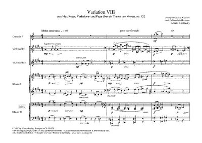M. Reger: Variation VIII