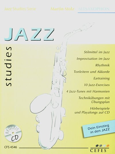 M. Stolz: Jazz Studies, ASax (+CD)