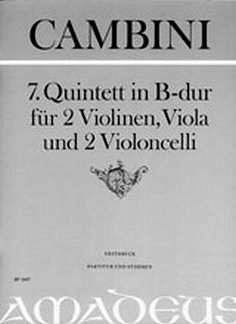 G. Cambini: Quintett 7 B-Dur