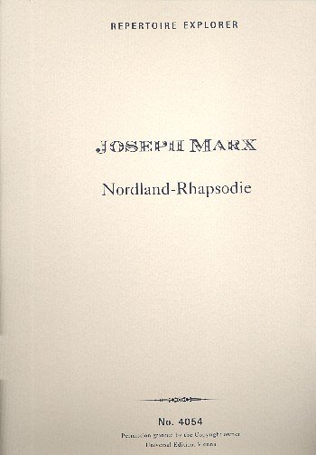 J. Marx: Nordland-Rhapsodie