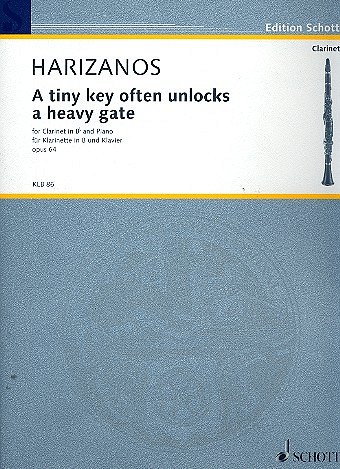 Harizanos, Nickos: A tiny key often unlocks a heavy gate op. 64