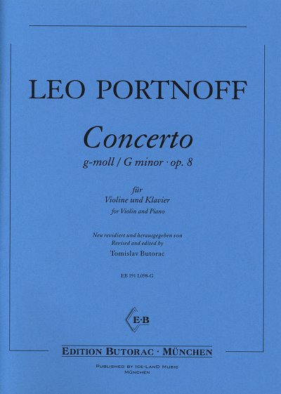 L. Portnoff: Concerto g-moll op. 8, VlKlav (KlavpaSt)
