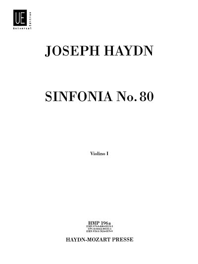 J. Haydn: Sinfonia Nr. 80 d-Moll Hob. I:80, Sinfo (Vl1)