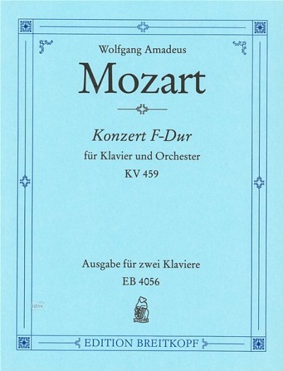 W.A. Mozart: Konzert 19 F-Dur Kv 459 - Klav Orch