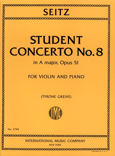 F. Seitz: Student Concerto No. 8, VlKlav (KlavpaSt)