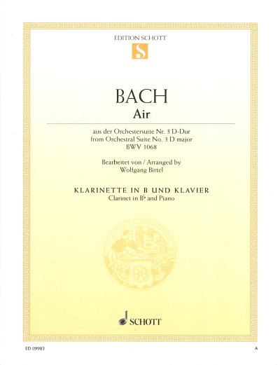 J.S. Bach: Air BWV 1068 , KlarKlav