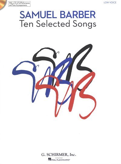S. Barber: Ten Selected Songs, GesTiKlav (+CD)