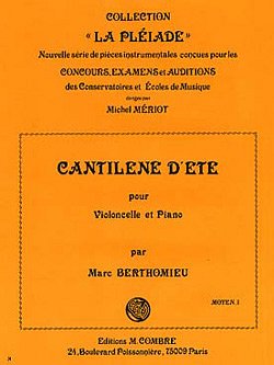M. Berthomieu: Cantilène d'été