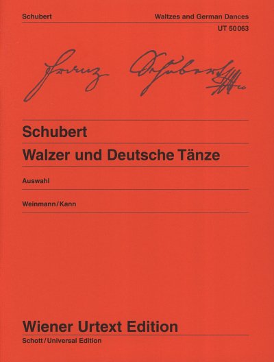 F. Schubert: Walzer und Deutsche Tänze, Klav