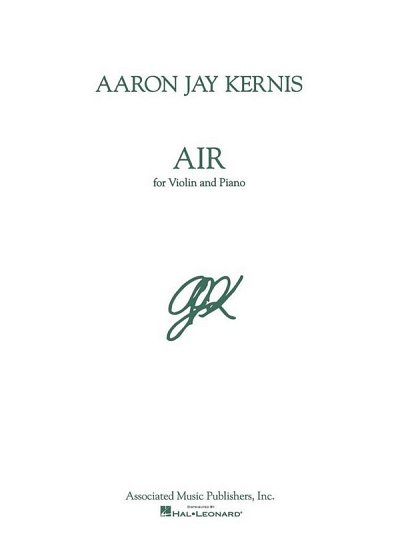 A.J. Kernis: Air (Violin and Piano)