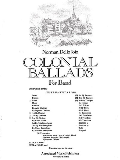 N. Dello Joio: Colonial Ballads, Blaso (Part.)