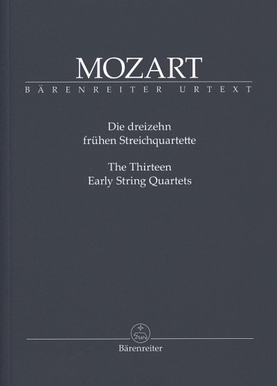 W.A. Mozart: Die dreizehn frühen Streichquart, 2VlVaVc (Stp)