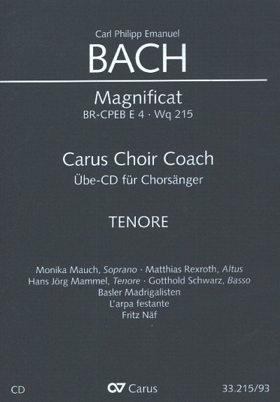 AQ: C.P.E. Bach: Magnificat BR-CPEB E 4,, 4GesGchOr (B-Ware)