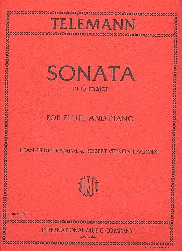 G.P. Telemann: Sonata Sol (Rampal), Fl