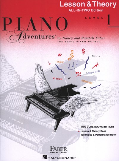R. Faber: Piano Adventures 1- Lesson & Theory, Klav (+OnlAu)