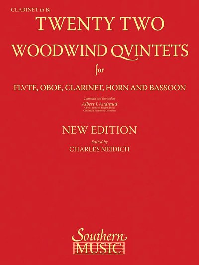 22 Woodwind Quintets - New Edition, FlObKlHrFg (Klar)