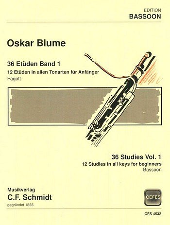 B. Oskar: 36 Etüden Band 1 Band 1, Fag