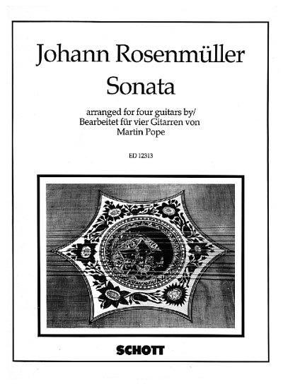 J. Rosenmüller: Sonata , 4Git (Pa+St)
