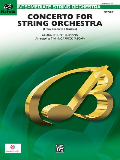 G.P. Telemann: Concerto for String Orchestra, Stro (Part.)