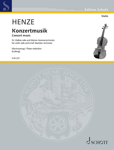 DL: H.W. Henze: Konzertmusik (EA)