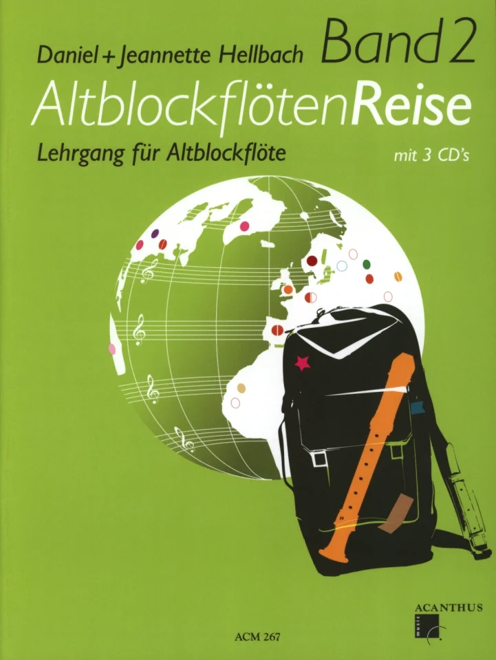 D. Hellbach: Altblockfloeten Reise 2, Ablf (+3CDs) (0)