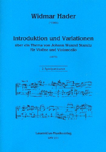 W. Hader: Introduktion und Variationen ueber, VlVlc (2SpPart