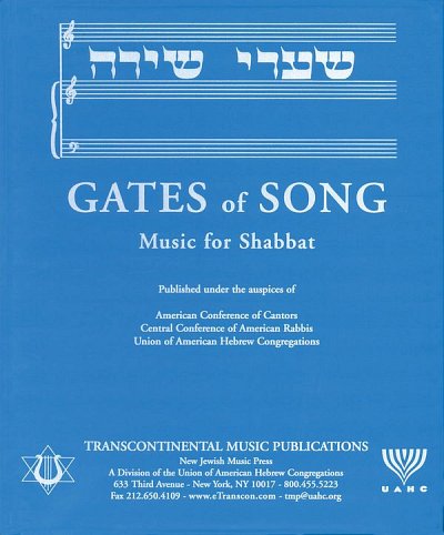 Gates Of Song (shaarei Shirah) Keyboard Edition, Key (Bu)