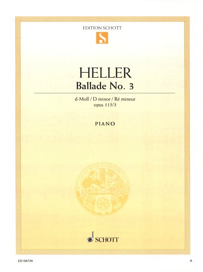 S. Heller: Ballade No. 3 d-Moll op. 115 , Klav