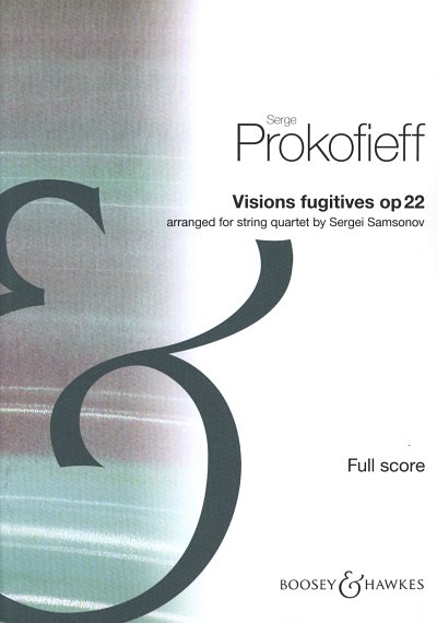 S. Prokofjew: Visions Fugitives op. 22, 2VlVaVc (Part.)