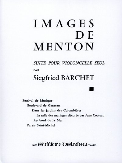S. Barchet: Images de Menton, Vc