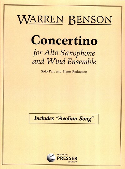 W. Benson: Concertino, AsaxBlaso (KASt)