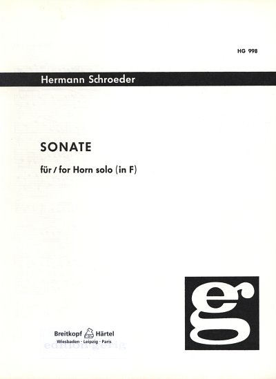 H. Schroeder: Sonate