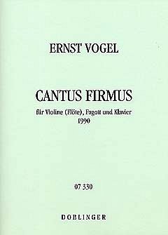 Vogel Ernst: Cantus Firmus Singende Saege