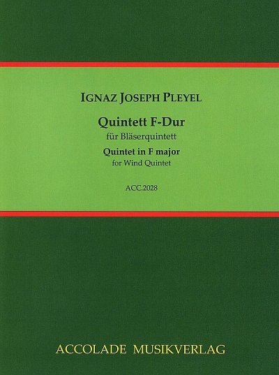 I.J. Pleyel: Quintett F-Dur, FlObKlHrFg (Pa+St)