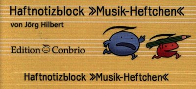 J. Hilbert: Haftnotizblock Musik-Heftchen