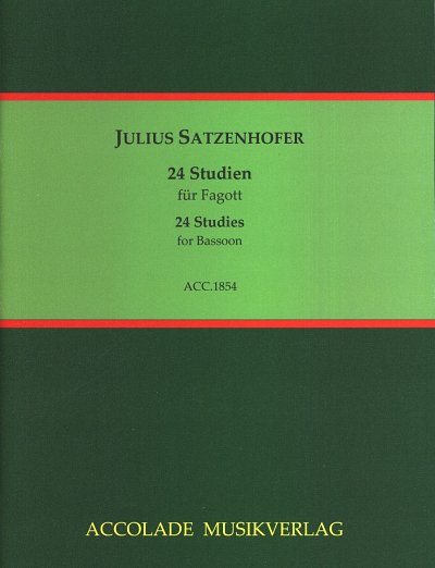 J. Satzenhofer: 24 Studien, Fag