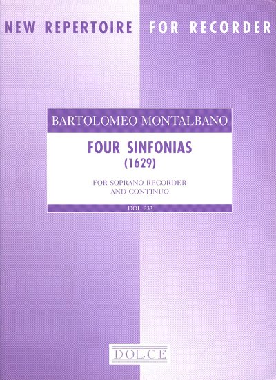 Montalbano Bartolomeo: 4 Sinfonias