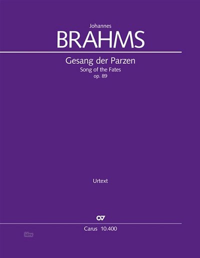 DL: J. Brahms: Gesang der Parzen d-Moll op. 89 (1882) (Part.