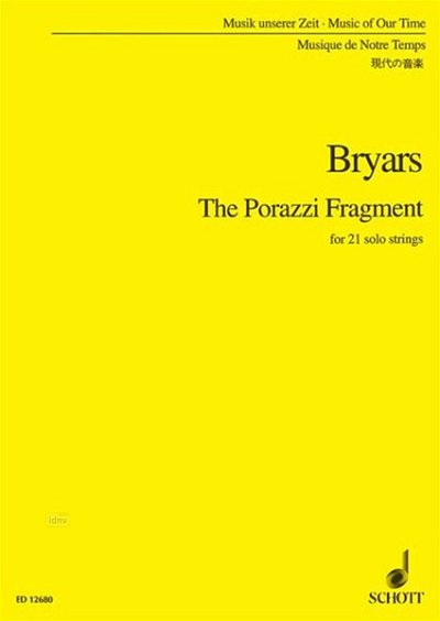 G. Bryars: The Porazzi Fragment  (Stp)