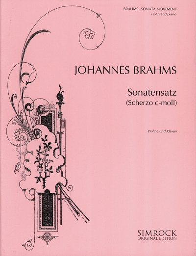 J. Brahms: Sonatensatz: Scherzo op. post. , VlKlav