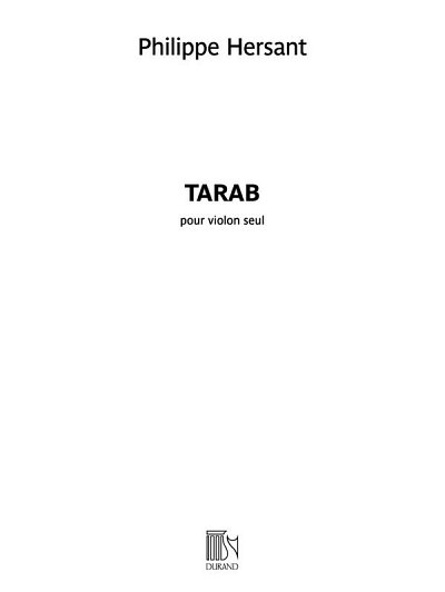 P. Hersant: Tarab, Viol