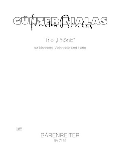 G. Bialas: Trio für Klarinette, Violoncello und Harf (Pa+St)