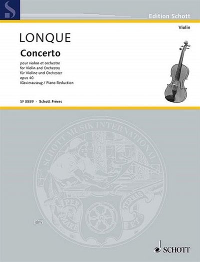 Lonque, Georges: Violinkonzert op. 40