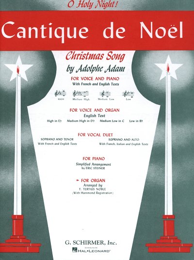 A. Adam: Cantique de Noël: O Holy Night!, Org