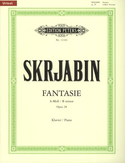 A. Skrjabin: Fantasie h-Moll op. 28, Klav
