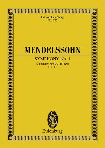 DL: F. Mendelssohn Barth: Sinfonie Nr. 1 c-Moll, Orch (Stp)