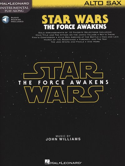 J. Williams: Star Wars: The Force Awakens - Alto Sax, Asax